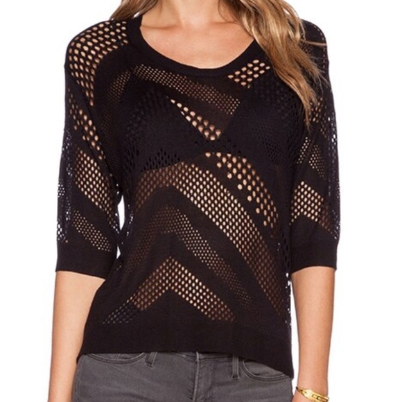 Women's Black Knit top - Picture 1 of 8